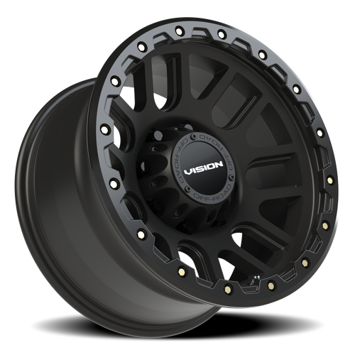 Vision Wheel 8x6.5 Inch Matte Black Nemesis Automotive Wheel