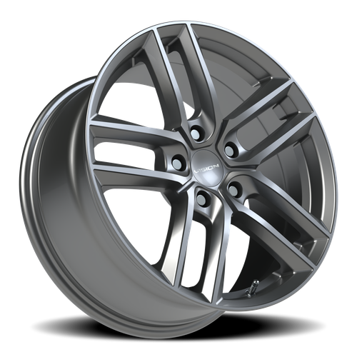 Vision Wheel 5x4.5 Gunmetal VIS Clutch Automotive Wheel