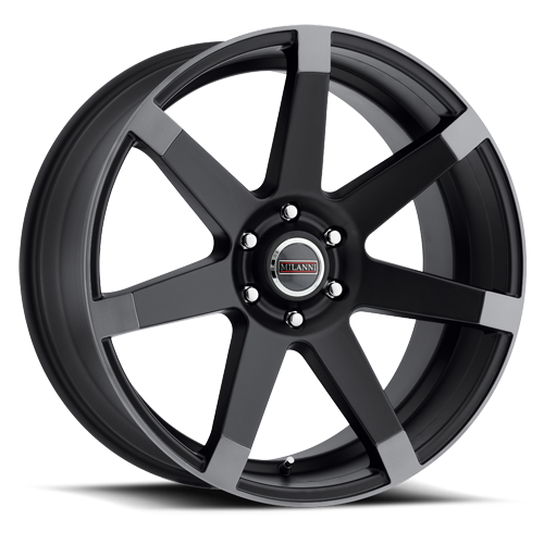 Vision Wheel 6-Lug 5.5-Inch Matte Black Sultan Wheel Rim