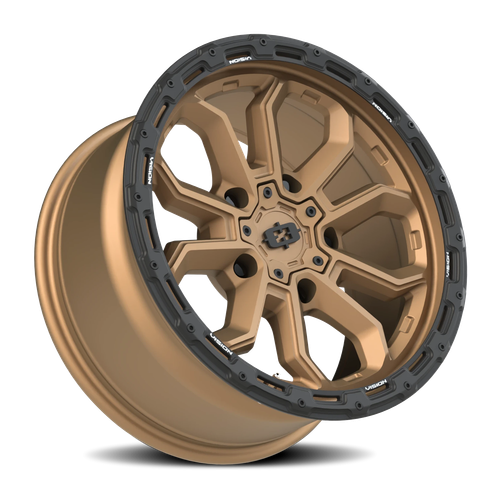Vision Wheel 5-5 KORUPT 5x5.0" Satin Black Automotive Wheel