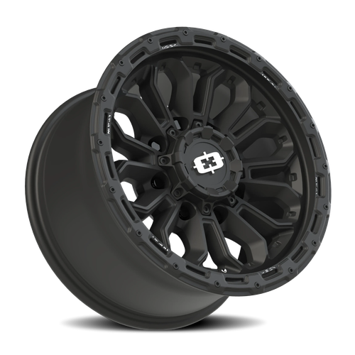 Vision Wheel 8-170 SB VIS KORUPT Satin Black Wheel — 8x170mm Bolt Pattern
