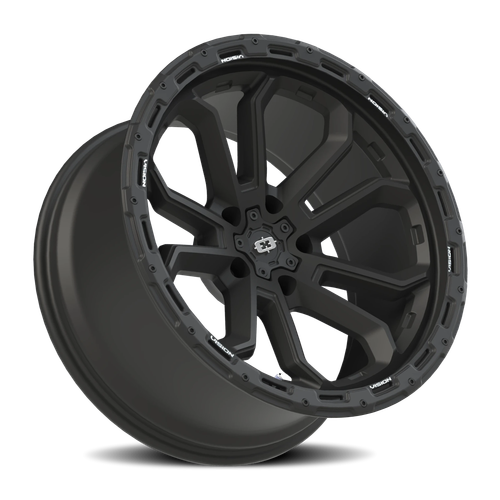 Vision Wheel 5-Lug 5.0" Satin Black Korupt Wheel