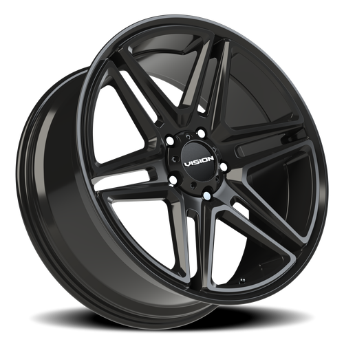 Vision Wheel 5x139.7mm Gloss Black VIS WEDGE Automotive Wheel