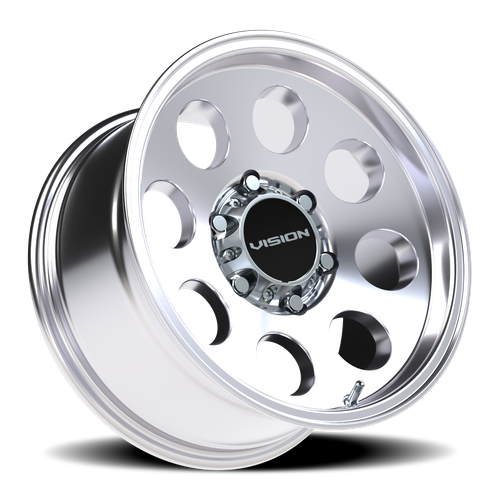 Vision Wheel 6-Lug x 5.5-Inch Polished Midway Automotive Wheel