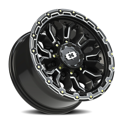 Vision Wheel 8x6.5" Gloss Black Korupt Wheel