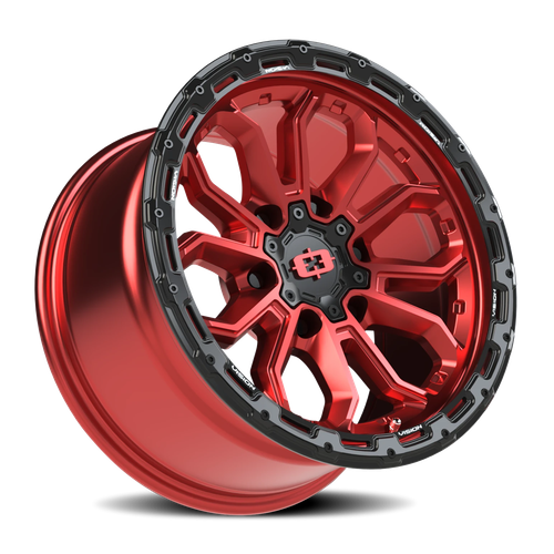 Vision Wheel 6-Lug 5.5" Bolt Pattern Gloss Black Korupt Rim