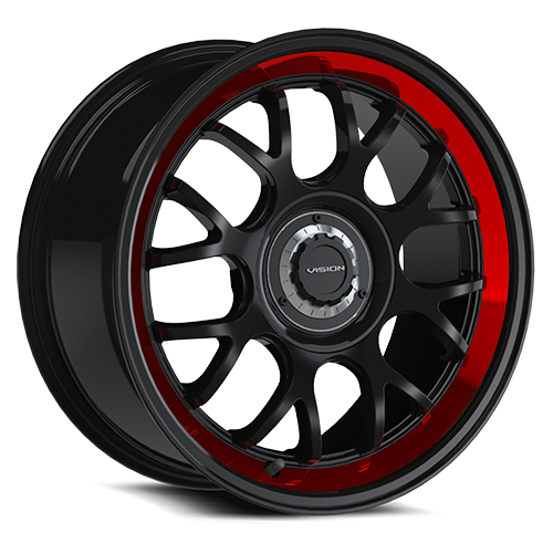 Vision Wheel 5x114.3mm Gloss Black RTLP Automotive Wheel