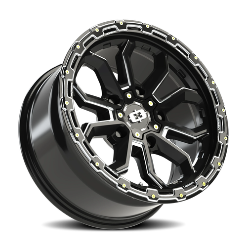 Vision Wheel 5-150 GBLK MIL SPK VIS KORUPT Gloss Black Wheel