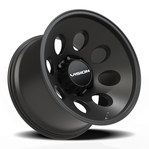 Vision Wheel 8-180 Satin Black Midway - 8x180mm Bolt Pattern Rim