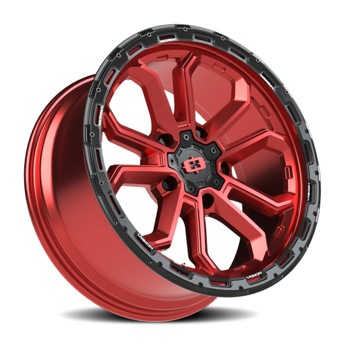Vision Wheel 5x5.5 KORUPT Gloss Black Automotive Wheel Rim