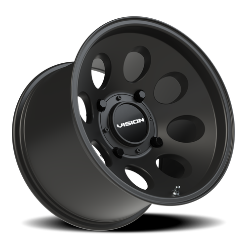 Vision Wheel 4-136 Midway Satin Black 4-Lug Automotive Wheel