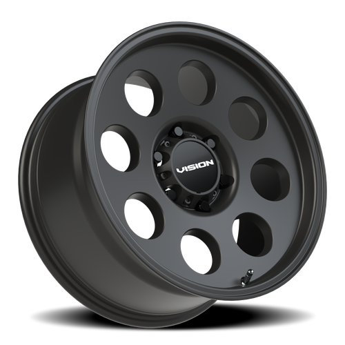 Vision Wheel 6-Lug 5.5-Inch Satin Black Midway Wheel