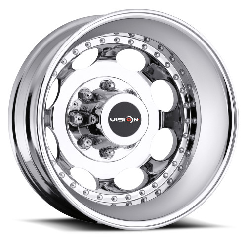 Vision Wheel 8-Lug 6.5" Matte Black Inner Rear Wheel