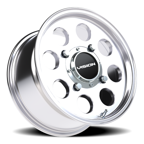 Vision Wheel 4-136 Polished Midway Automotive Wheel Rim