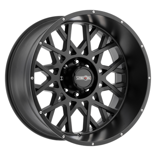 Vision Wheel 8-170 SB Rocker – 8x170mm Satin Black Automotive Wheel