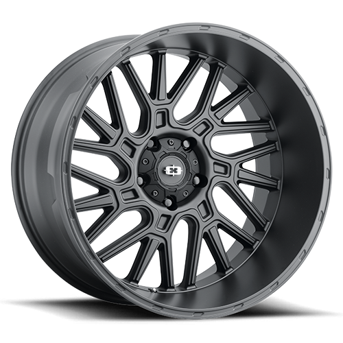 Vision Wheel 8-165.1 Satin Black BRAWL 8x165mm Bolt Pattern Wheel
