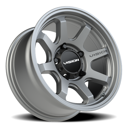 Vision Wheel 5x5.5 Satin Gunmetal Flow Automotive Wheel Rim