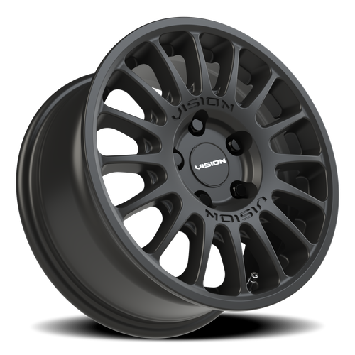 Vision Wheel 5-100 SB VIS MONACO Satin Black Automotive Wheel