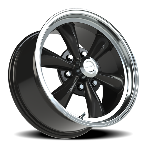 Vision Wheel Legend 5 6x5.5 Satin Black Machined Wheel
