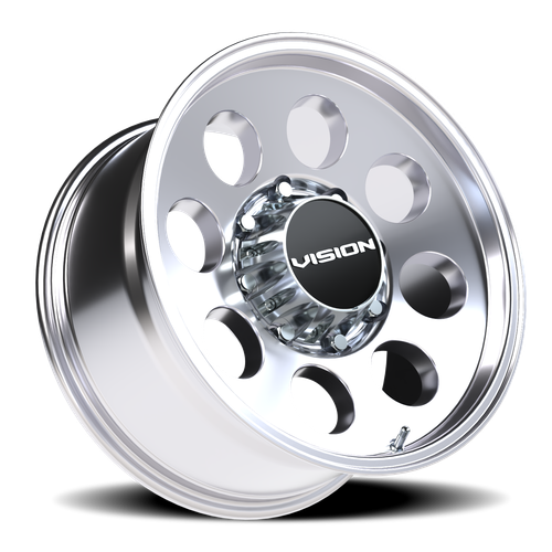 Vision Wheel 8-180 Polished Midway Rim – 8x180mm Bolt Pattern