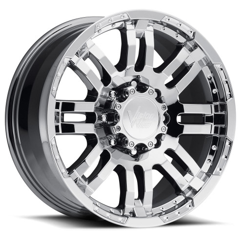 8-165.1 Chrome Vision Warrior Wheel – 8x165mm Bolt Pattern