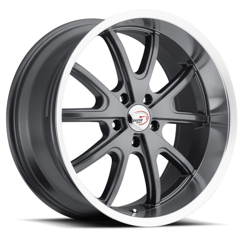 Vision Wheel 5x120.65/4.75 Satin Black Torque Automotive Rim