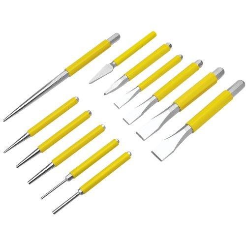 WILMAR WLMW751 Performance Tool W751 12-Piece Chisel and Punch Set