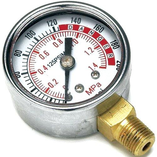 WILMAR WLMW10055 Performance Tool 0-200 PSI Air Gauge for Air Tank Accessory W10055