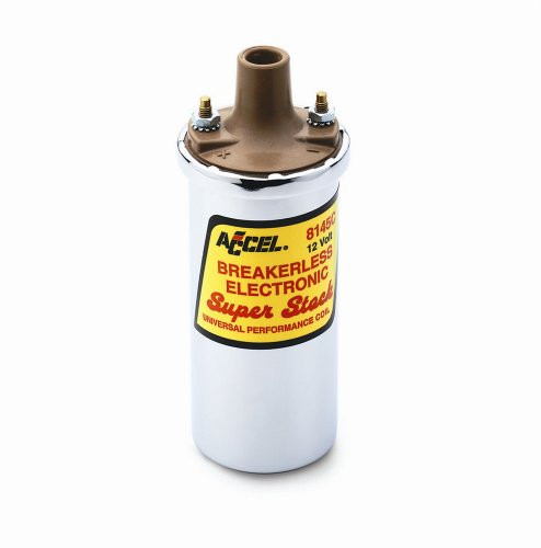ACCEL 8145C Super Stock Electronic Ignition Coil Chrome