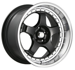Konig SSM 18x9 5x100 ET42 Gloss Black w/ Machined Lip