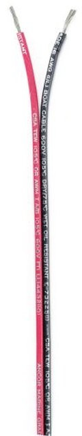 ANCOR 6032163 Ancor Marine Grade Electrical Flat Tinned Ribbon Boat 2-Cable Wiring (16-Gauge, 100-Feet)