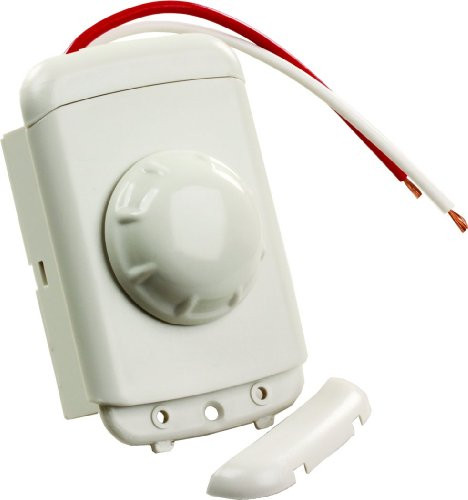 JR PRODUCTS 15235 ROTARY DIMMER SWITCH  WHT