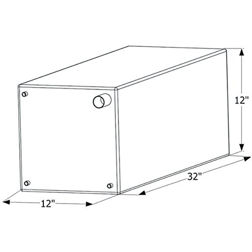 ICON TECHNOLOGIES398-12736 FRESH WATER TANK 32X12X12 20G