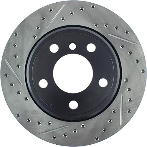 STOP TECH 12734061R StopTech Rear Right Sport Drilled/Slotted Brake Rotor