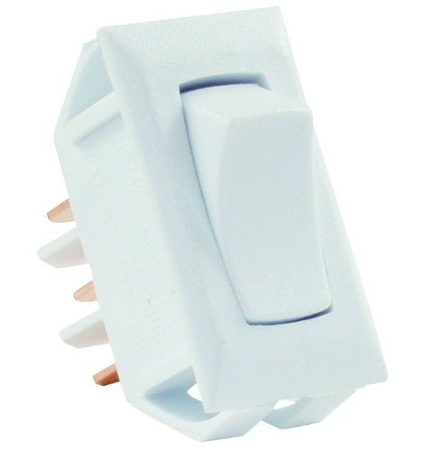 JR PRODUCTS342-12635 STANDARD 12V ON/ON SWITCH WHT