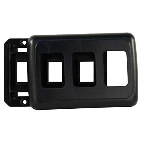 JR PRODUCTS342-12325 TRIPLE SWITCH BASE/FACE PLT BL