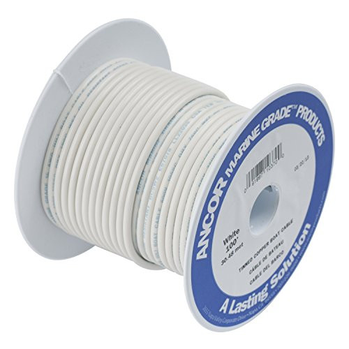 ANCOR639-106910 12 GA WHITE TINNED WIRE 100