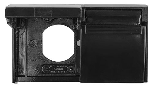 JR PRODUCTS342-0512115 WEATHER PROOF OUTLET COVER BLK