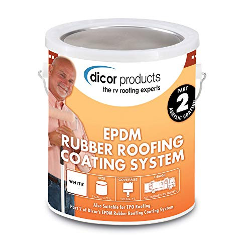 DICOR CORPORATION533-RPCRC1 WHT RUBR ROOF/ACRY COATING GL