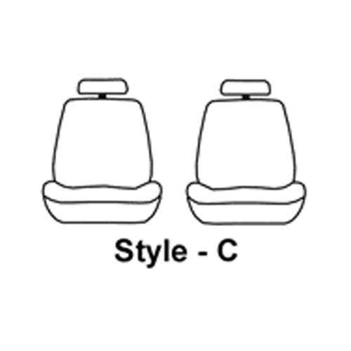 COVERCRAFT SS3473PCTN SeatSaver Front Row Polycotton Tan Tan
