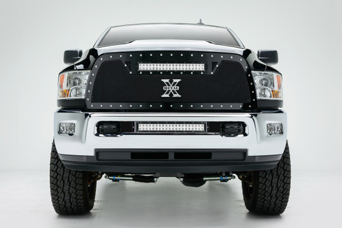1318 RAM 2500/3500 FRONT BUMPER CENTER OPENING IN LED LIGHT BAR MOUNTS