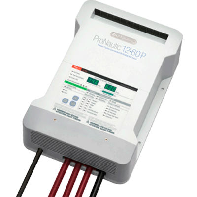 PRO MARINER PRO-63160  PRO MARINER ProNautic 1260P, MFG# , 12 Volt, 60 Amp, 3 Bank Battery Charger, with distributed output, alphanumeric LEDs, and optional remote. / /