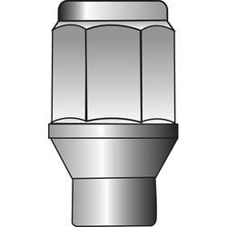 7110  EXC 9/16"  LUG NUT
