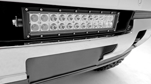 15C SIERRA 2500/3500 FRONT BUMPER CENTER OPENING 12IN LED LIGHT BAR MOUNTS