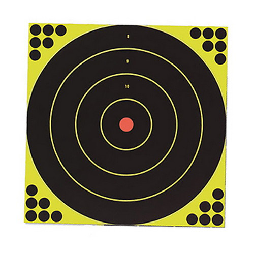Birchwood Casey 30952 17 1/4" Round Shoot - N - C Self - Adhesive Targets, 5 SHEET PACK