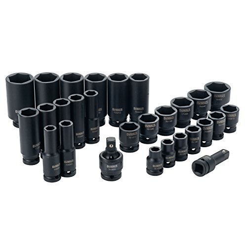 DEWALT 115-DWMT19244 DWMT 28PC SAE 1/2DR IMSKT COMBO SET