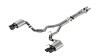 24C MUSTANG GT 5.0L W/ACTIVE EXH CATBACK STYPE EXHAUST SYSTEM W/BLACK CHROME TIPS