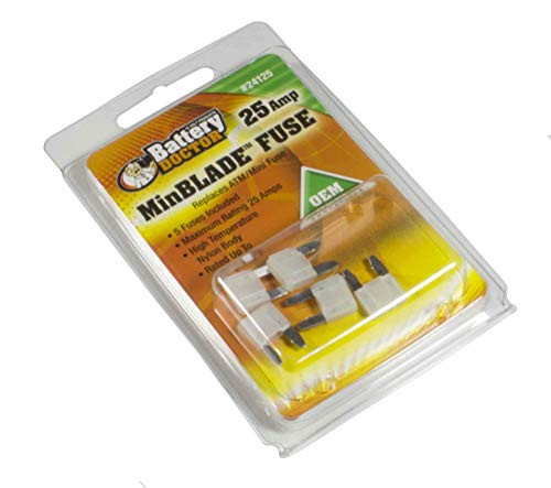 WIRTHCO240-24125 FUSE ATM MINI 25A CLEAR 5/PK