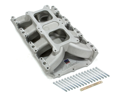 Edelbrock ede75245 Edelbrock Intake Manifold Chrysler Gen II 426-572 Hemi Dual Quad Single Plane for EFI