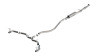 22C CIVIC SPORT TOURING 1.5L TURBO CATBACK STYPE EXHAUST SYSTEM W/OE TIPS/VALANCE